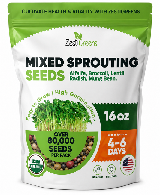 Mixed Sprouting Seeds Organic