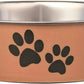 Stainless Steel Dog & Cat Bowl | Spill-Resistant Feeding Bowl (various colors)