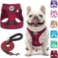 Step-In Dog Harness & Leash Set in Various Patterns – Reflective No Pull (XS- XL)