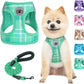 Step-In Dog Harness & Leash Set in Various Patterns – Reflective No Pull (XS- XL)