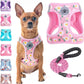 Step-In Dog Harness & Leash Set in Various Patterns – Reflective No Pull (XS- XL)