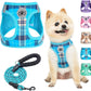 Step-In Dog Harness & Leash Set in Various Patterns – Reflective No Pull (XS- XL)