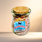 Strawberries & Cream Natural Bath Salts with Kaolin Clay Avocado Oil & Sea Salt Bath Soak | 3.5 oz