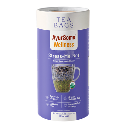 Stress-Me-Not Tea | Organic Lemon Balm, Lavender Tea Blend