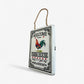 Farmhouse Welcome Wall Sign with Rooster, Vintage Metal