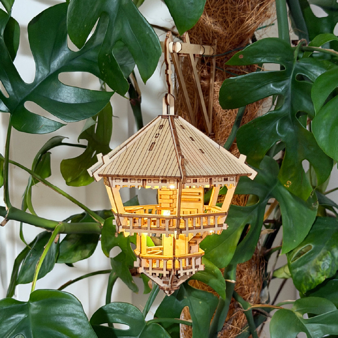 Treetop Hideaway - an enchanting DIY miniature treehouse kit
