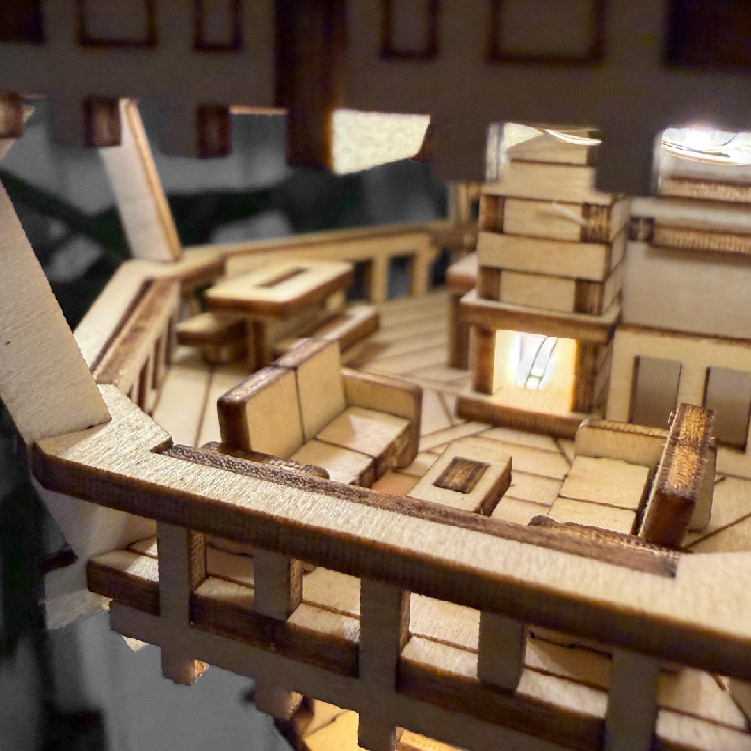 Treetop Hideaway - an enchanting DIY miniature treehouse kit