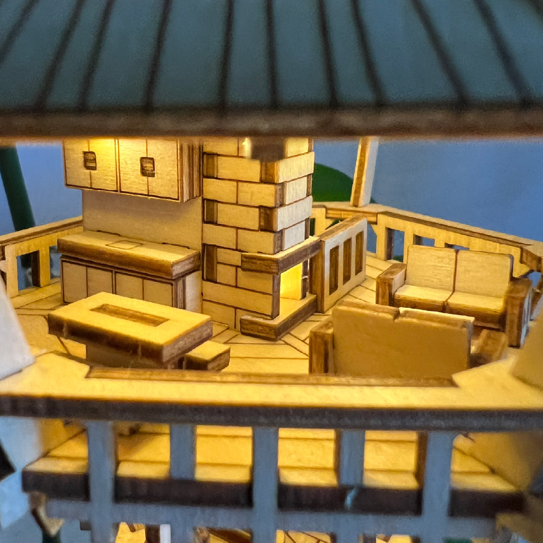 Treetop Hideaway - an enchanting DIY miniature treehouse kit