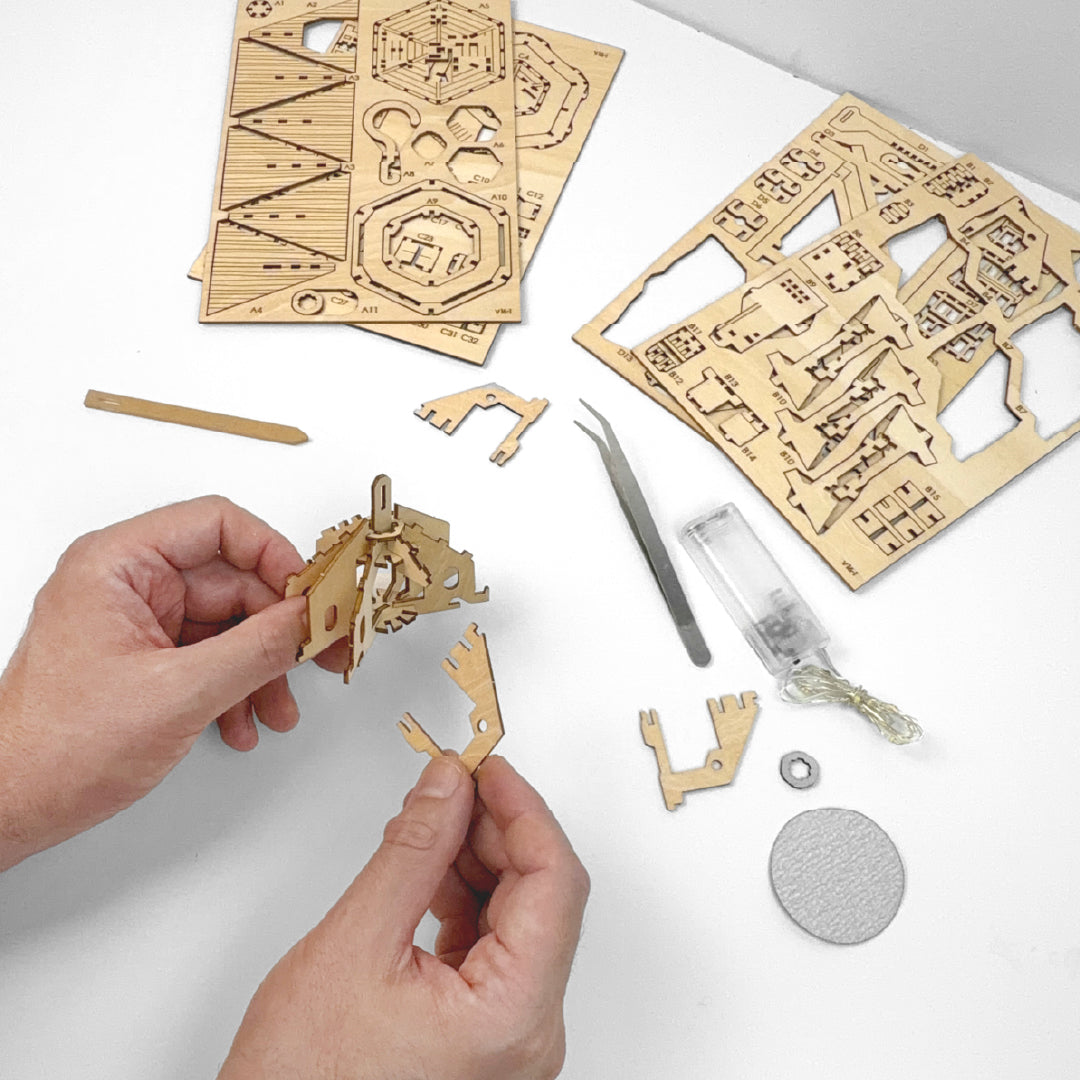 Treetop Hideaway - an enchanting DIY miniature treehouse kit