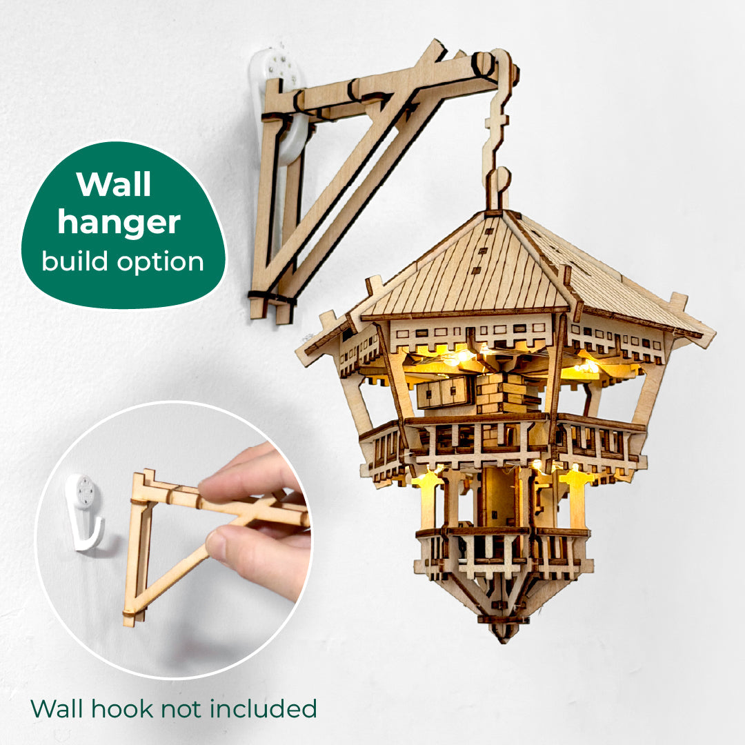 Treetop Hideaway - an enchanting DIY miniature treehouse kit