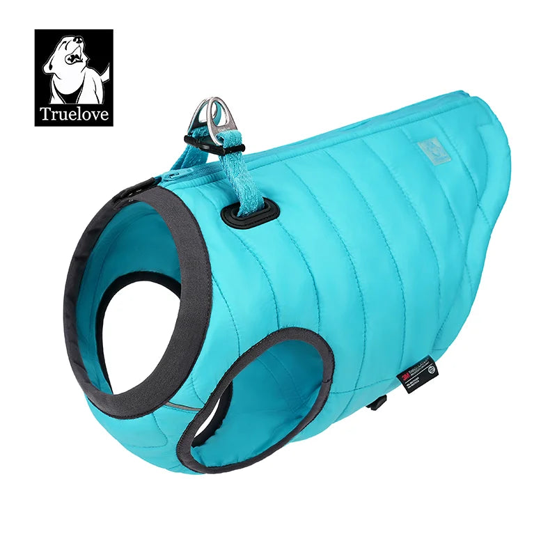 Abrigo de invierno para perro TrueLove con arnés TLG2171 - Chaqueta 2 en 1 con aislamiento Thinsulate