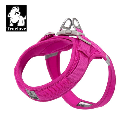Arnés de malla para perro TrueLove TLH3013 - Fucsia (Rosa intenso)