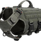 Tactical Dog Harness 6 Buckle No Pull MOLLE Vest Adjustable 3/4 Coverage