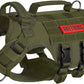 Tactical No-Pull Dog Harness – Mesh Military Vest with Handles for S -XL Dogs