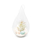 Teardrop Beach Terrarium with White Sand