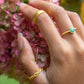 Mini Pebble Ring - Gold
