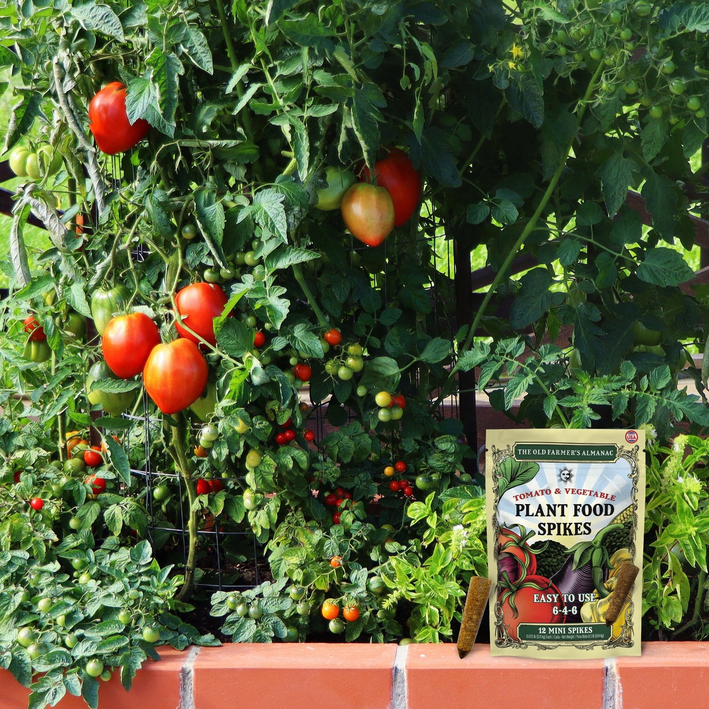 The Old Farmer's Almanac Tomato & Vegetable Plant Food Mini Spikes
