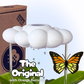 Original Dripping Rain Cloud with Orange Butterfly Charm