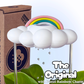 Original Dripping Rain Cloud with Pastel Rainbow Charm