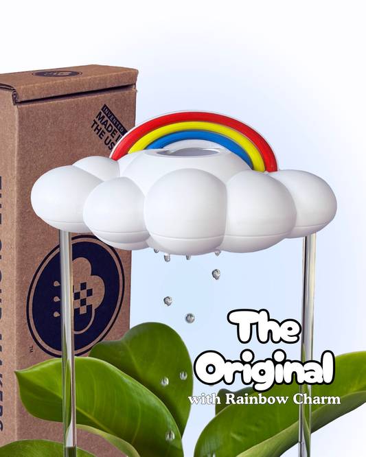 Original Dripping Rain Cloud with Rainbow Charm
