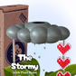 Stormy Dripping Rain Cloud with Pixel Heart Charm Set