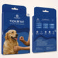 Tick Remover Kit Hooks Comb Stainless Steel Tool Dogs Cats Travel First Aid