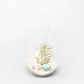 SALE - Set of 3 Teardrop Beach Terrariums with White Sand