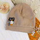 Owl Cashmere Hat - Toddler