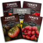 5 Tomato Seed Collection – Assorted Heirloom & Garden Favorites for Fresh Eating, Sauces & Preserving