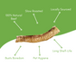 6" Beef Trachea Bone