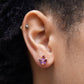 Tri Leaf Stud Earrings