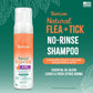TropiClean Cat Flea Tick Waterless Shampoo Natural Treatment 7.4oz USA