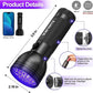 UV Blacklight, 51 LED Pet Urine & Stain Detector, Bed Bug & Scorpion Finder