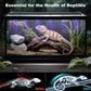 UVB Reptile Light 28.5” 18W LED UVA UVB Lamp with Auto Modes, Heat Dissipation & Timer for Terrariums
