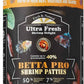 Ultra Fresh Betta Food Pro Shrimp Patties 50% Prawn Natural Protein