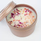 Unlabeled 4 oz Botanical Soy Wax Candles - Party Favors