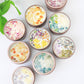 Unlabeled 4 oz Botanical Soy Wax Candles - Party Favors