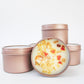 Unlabeled 4 oz Botanical Soy Wax Candles - Party Favors