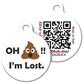 PetHub QR Pet ID Tag – Oh Crap I’m Lost