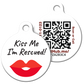 PetHub QR ID Pet Tag - KIss Me I'm Rescued