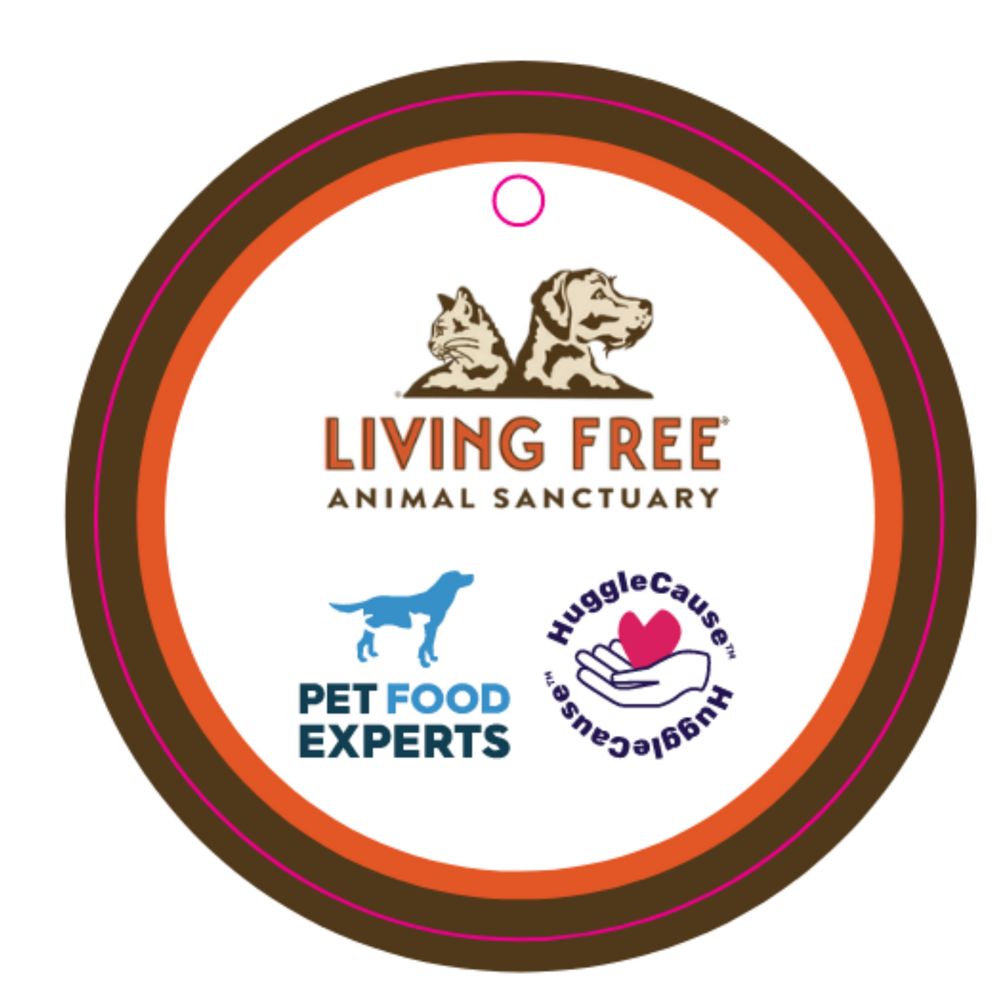 HuggleCause™, Living Free Animal Sanctuary, Little Tyke (L.T.) Knottie® Plush Dog Toy, Small