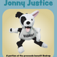 HuggleCause™, BadRap, Jonny Justice Knottie® Plush Dog Toy, Large
