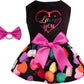 Velvet Dog Birthday and Holiday Dress  For Small Dogs Puppy Holiday Skirt XXS–L