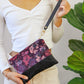 The Verbena Velvet Wristlet