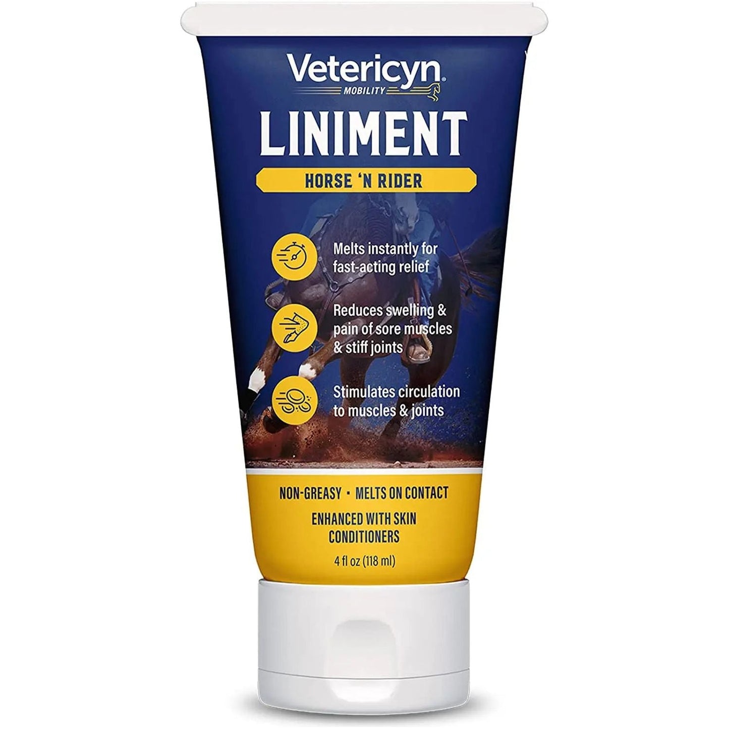 Vetericyn Equine Liniment 4 oz. Horse Muscle Joint Care Support
