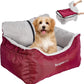 Washable Pet Car Seat Booster for Small Dogs & Cats, Oxford Fabric