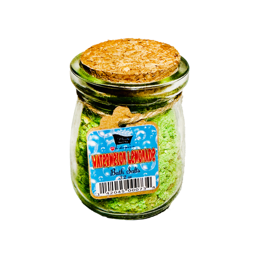 Watermelon Lemonade Natural Bath Salts with Kaolin Clay Avocado Oil & Sea Salt Bath Soak | 3.5 oz