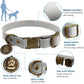 Waterproof Dog Collar & 4FT Leash Set Adjustable XS–XL with Poop Bag
