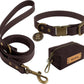 Waterproof Dog Collar & 4FT Leash Set Adjustable XS–XL with Poop Bag
