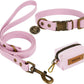 Waterproof Dog Collar & 4FT Leash Set Adjustable XS–XL with Poop Bag